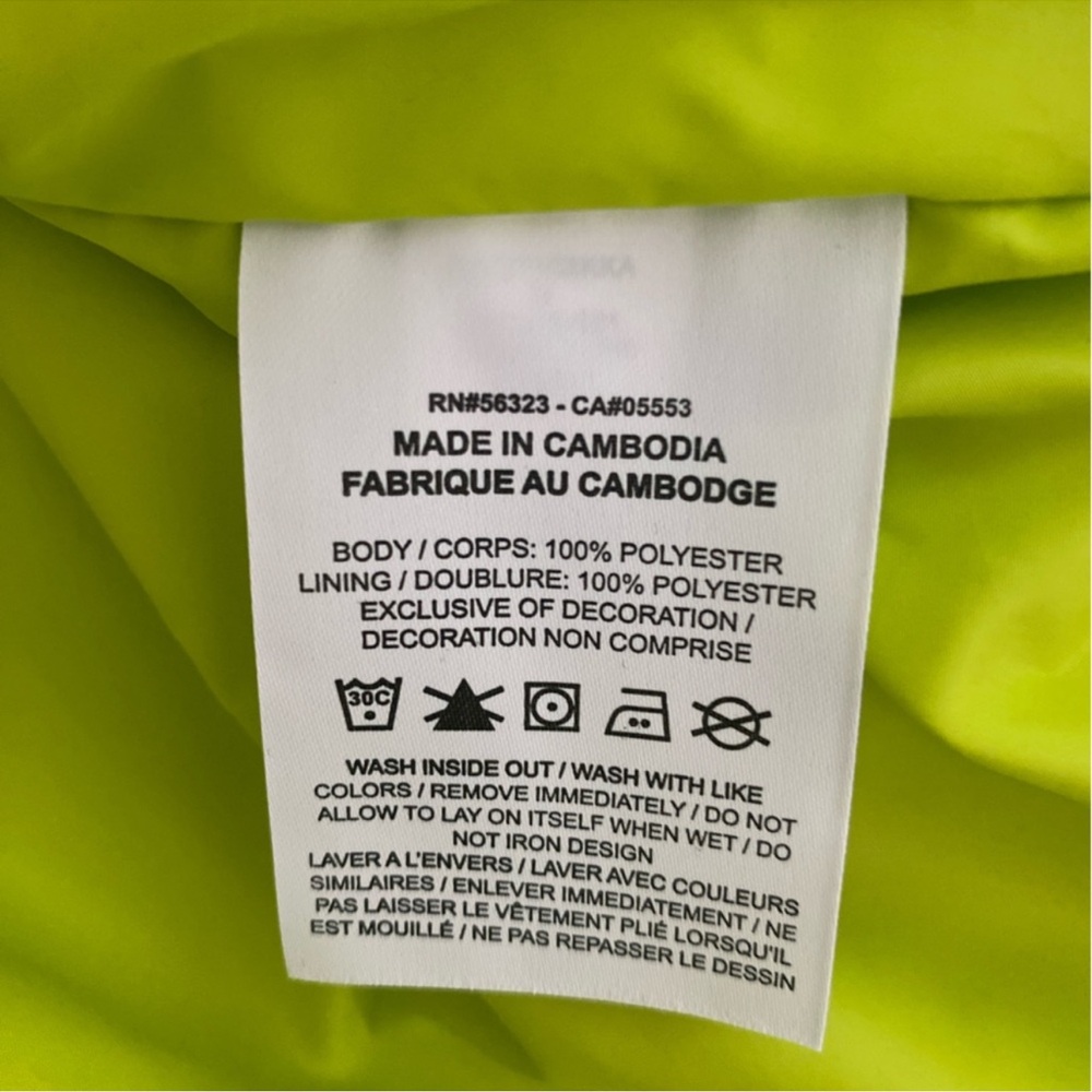Nike Women's Neon Green mesh Jacket - Picture 4 of 6